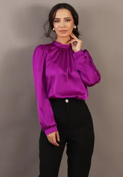 Bluza lejera violet 36 imagine