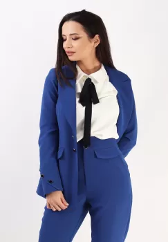 Bluza office cu guler si funda IVOAR 36 imagine