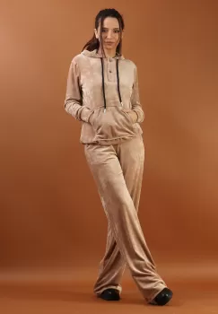 Bluza tip hanorac Bej 36 imagine