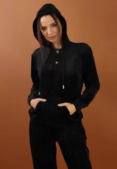 Bluza tip hanorac Negru 36 imagine