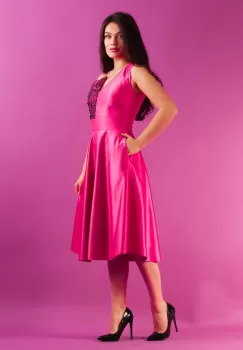 Rochie clos ciclame 36 imagine