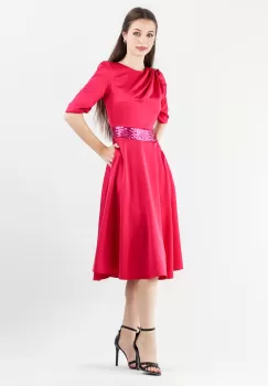 Rochie clos fucsia 36 imagine