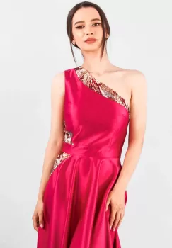 Rochie clos fucsia 36 imagine