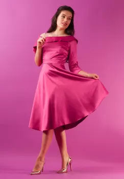 Rochie clos fucsia 36 imagine