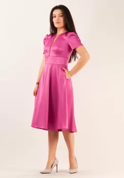 Rochie clos fucsia 36 imagine