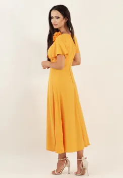 Rochie clos galben 38 imagine