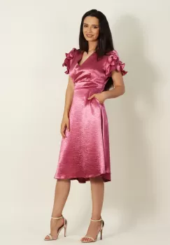 Rochie clos roz inchis 36 imagine