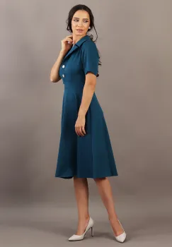 Rochie clos turcoaz inchis 36 imagine