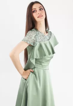 Rochie clos Verde 36 imagine