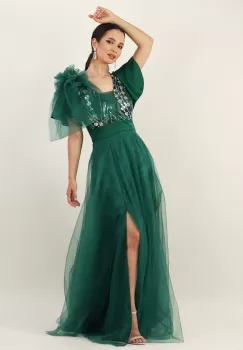 Rochie clos Verde 38 imagine