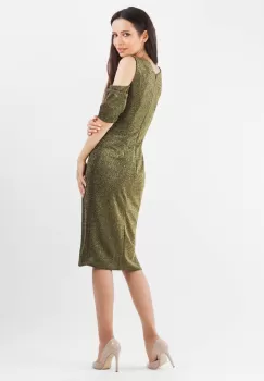 Rochie conica Auriu 36 imagine