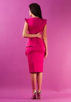 Rochie conica ciclame 36 imagine