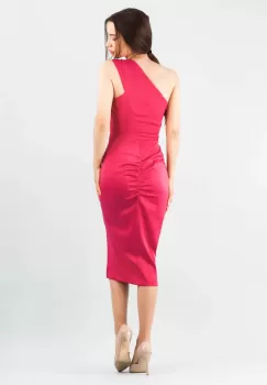 Rochie conica fucsia 36 imagine