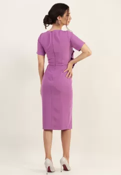 Rochie conica lila 36 imagine