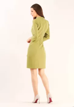 Rochie conica lime 36 imagine