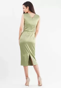 Rochie conica lime 36 imagine