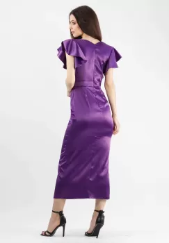 Rochie conica mov 36 imagine