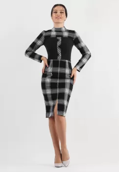 Rochie conica Negru 36 imagine
