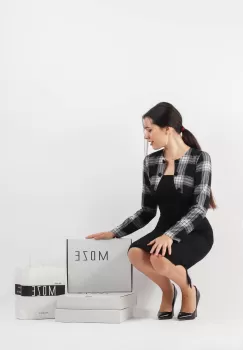 Rochie conica Negru 36 imagine