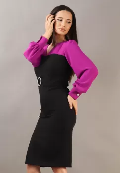 Rochie conica Negru 36 imagine