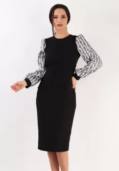 Rochie conica Negru 36 imagine
