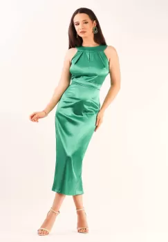 Rochie conica Verde 36 imagine