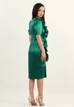 Rochie conica Verde 36 imagine