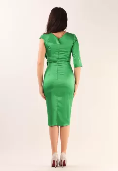 Rochie conica Verde 36 imagine