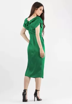 Rochie conica Verde 36 imagine