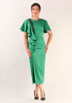 Rochie conica Verde 36 imagine