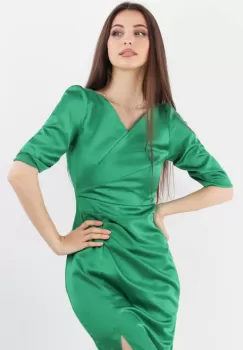 Rochie conica Verde 36 imagine