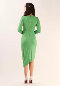 Rochie conica Verde 36 imagine
