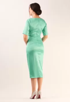 Rochie conica Verde 36 imagine