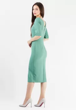 Rochie conica Verde 36 imagine