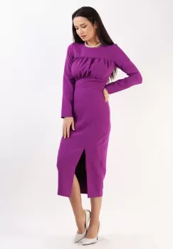 Rochie conica violet 36 imagine