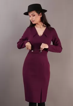 Rochie conica violet 36 imagine