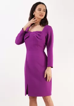 Rochie conica violet 36 imagine