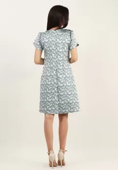 Rochie evazata bleu 36 imagine