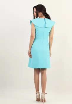 Rochie evazata bleu 36 imagine