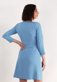 Rochie evazata din barbi bleo 36 imagine