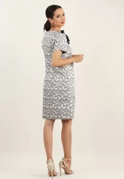 Rochie evazata Gri 38 imagine