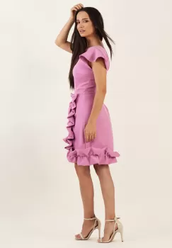 Rochie evazata lila 36 imagine