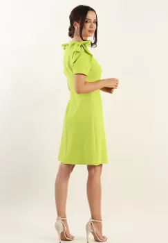 Rochie evazata lime 36 imagine