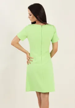 Rochie evazata lime 36 imagine