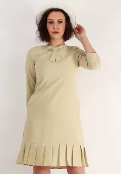 Rochie lejera Bej 36 imagine