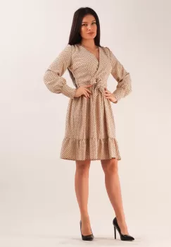 Rochie lejera Bej 36 imagine