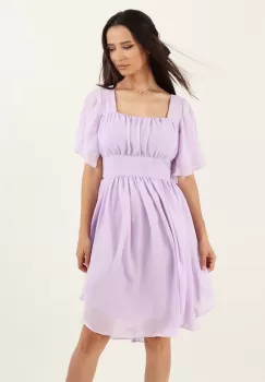 Rochie lejera lila 34 imagine