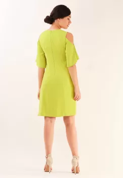 Rochie lejera lime 36 imagine