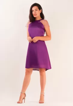 Rochie lejera mov 36 imagine