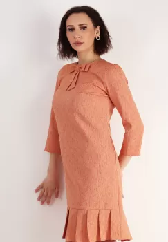 Rochie lejera PORTOCALIU 36 imagine